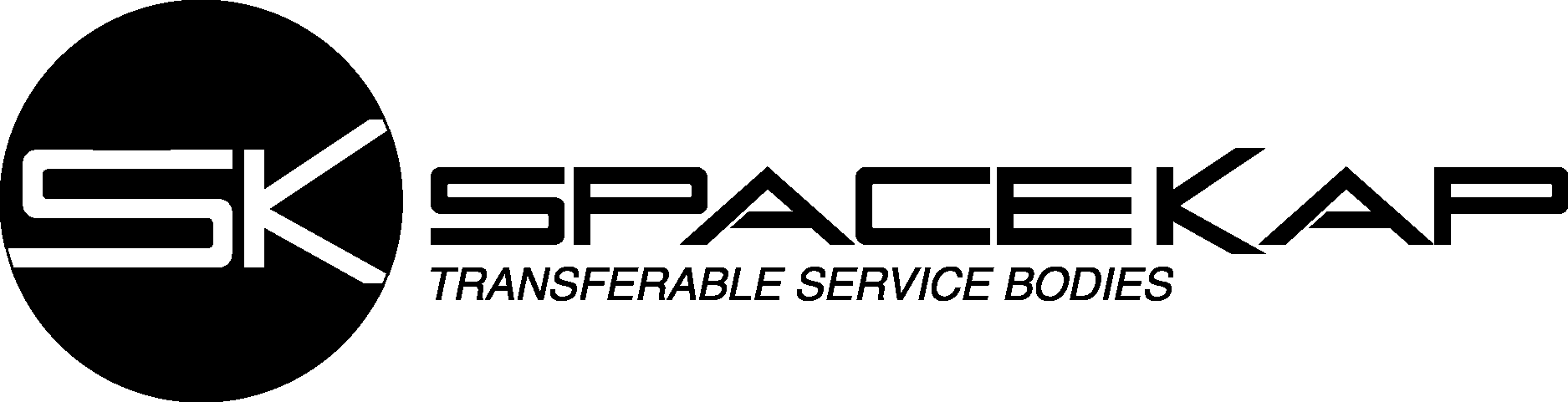 Spacekap Black Logo Vector Logo